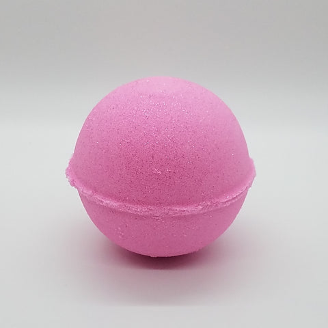 Pink sugar bath bomb