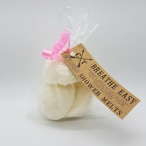 Breathe easy shower melts